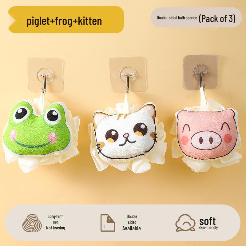 

Новое поступление: Милый мультяшный детский шарик для ванны и мочалка для спины