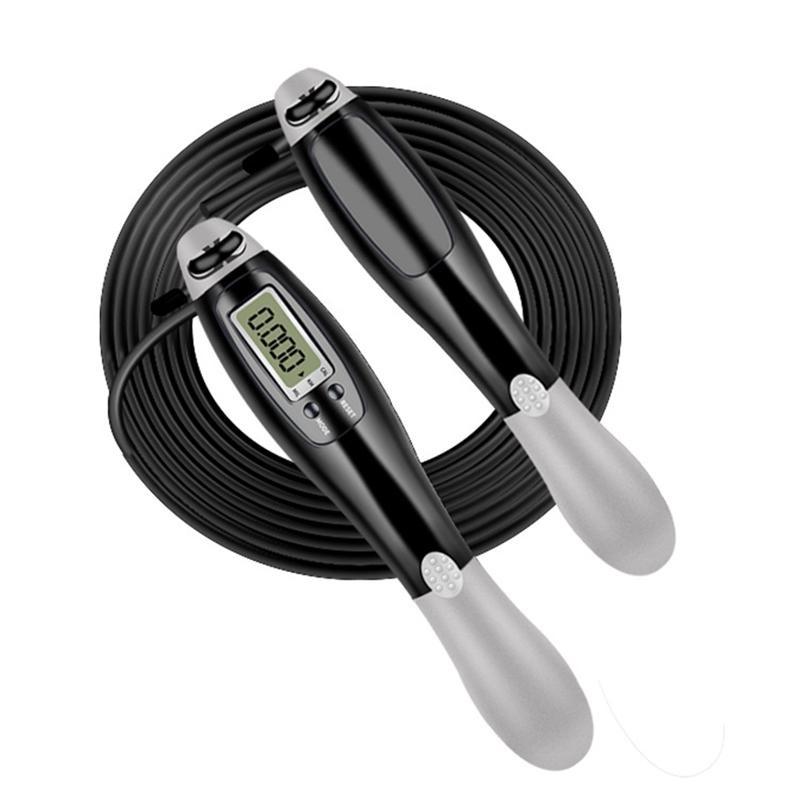 Elektronická sada švihadla Bezdrátové švihadlo Chytré švihadlo LCD obrazovka Počítání rychlosti Počítadlo Fitness Cvičení Posilování