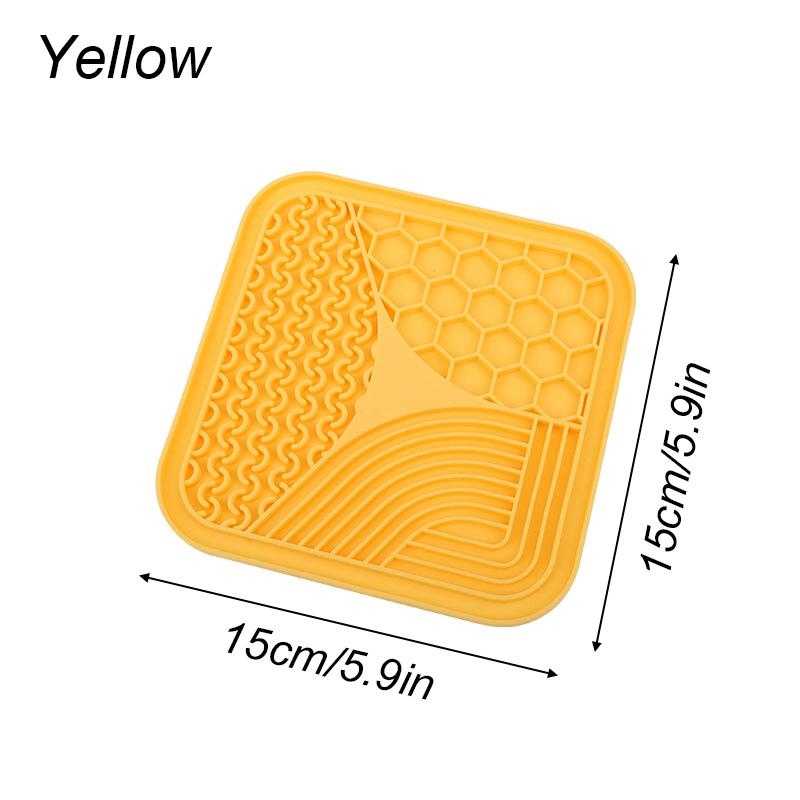 Pet Lick Silicone Mat for Dogs Premium Lick Pad with Suction Cup Dog Licking Mat Slow Eating Anti-choking Mat