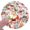 100 Unique Christmas Cartoon Graffiti Stickers for Notebooks, Suitcases, and Scooters