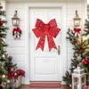 Christmas Decorations, Christmas Bow Decoration, Large Christmas Bows Outdoor, Christmas Bows Comes With Adhesive Backing