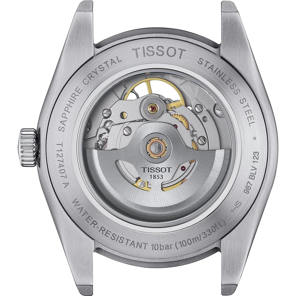 Tissot Gentleman Bracelet Watch T1274071103101 Men's Silver Dial Stainless Steel