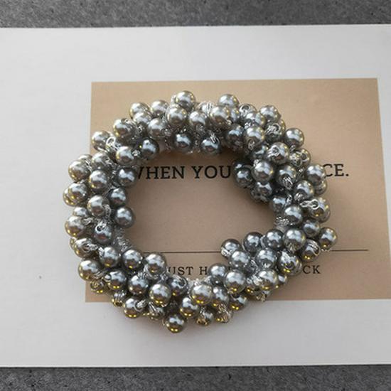 Korean Faux Pearl Elastic Hair Tie & Headband - Mori Girl Style Accessory