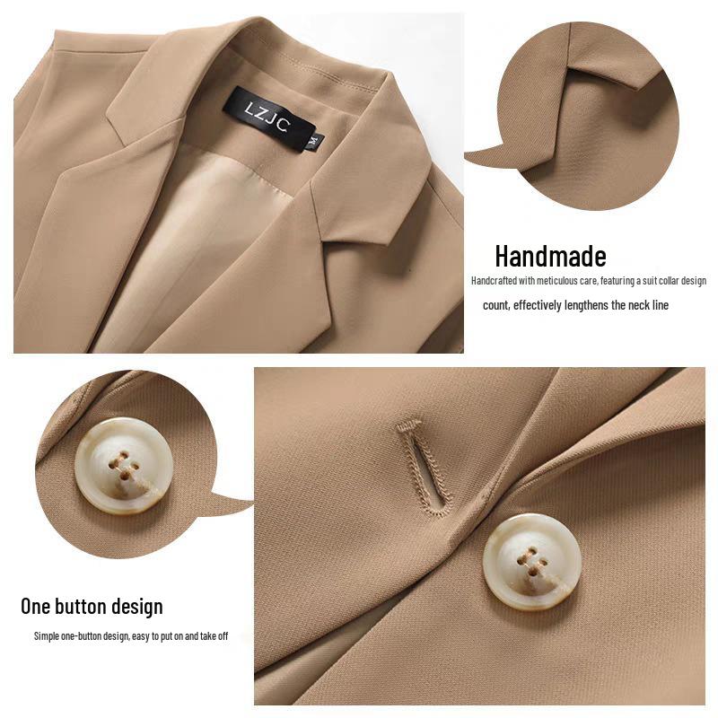 Women's One-Button Petite Suit Vest - Cross-border Spring/Autumn New Style
