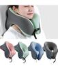 Portable U-shaped Travel Pillow Memory Foam Sleeping Pillows Office Nap Pillow Car Airplane Neck Cushion Ergonomic Head Support