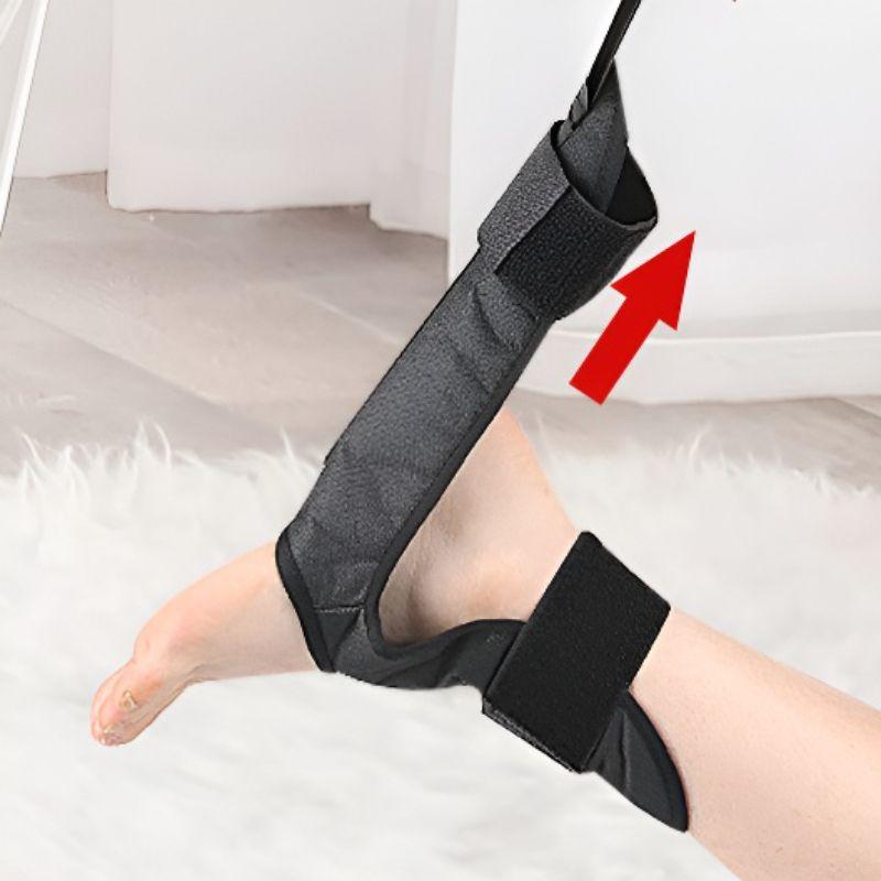 

Ремень для йоги, эластичная веревка для растяжки, растяжка связок, фитнес-оборудование для растяжки, реабилитационные тренировки при опущении стопы и голеностопного сустава No gear tie with black 1 pack