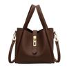 Women's Retro Fashion Bucket Bag - 2025 Autumn/Winter Vegetable Basket Handbag & High-End Niche Messenger Bag