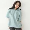 Shop   Women S looSe FiT Hooded CoTTon T ShirT 5 poinT minT Ami wSh 3264