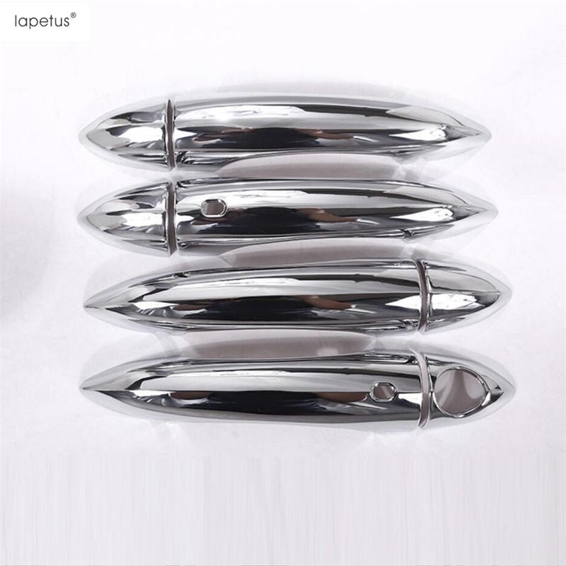 Chrome Carbon Fiber Accessories For Alfa Romeo Giulia 2016 - Door Handle Bowl Frame Fuel Oil Tank Cap Decoration Cover Trim