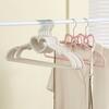 10Pcs Clothes Hanger Durable Heart-Shaped Multifunctional Hangers For Adult Children Clothing Hanging Supplies