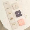 Compact Travel Jewelry Organizer Bag with Secure Button Closure Separate Compartments for Rings Earrings Necklaces
