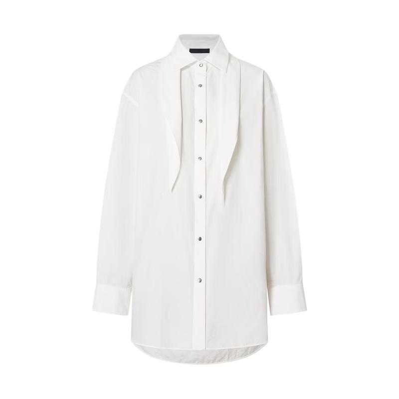 MO&Co. Lapel Collar Loose-Fit Cotton Cardigan S