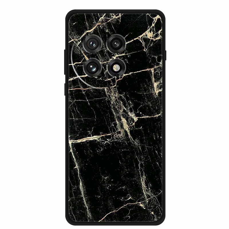 For OnePlus 13 5G Case Colorful Splicing Cartoon Soft Silicone Black Cover For OnePlus 13R 5G Fashion Capa 1+13 Protective Funda