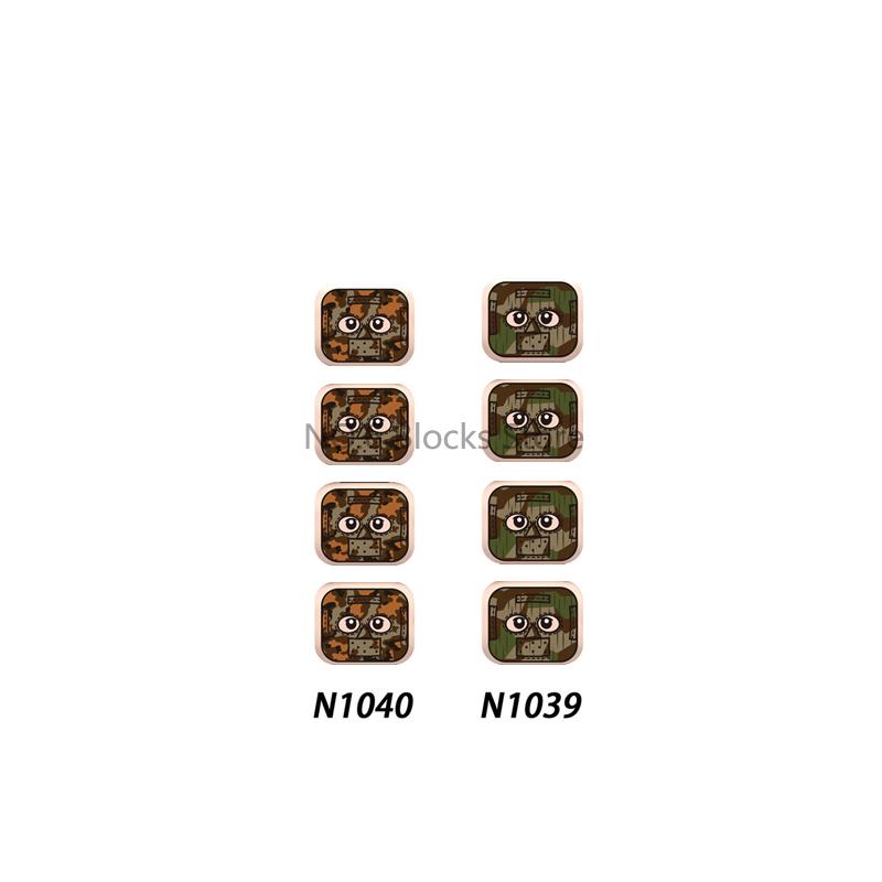 City Building Blocks Body Character Clothing Head Face DIY Parts Hair Expression Accessories Figure Headwear Helmet Bricks Toys