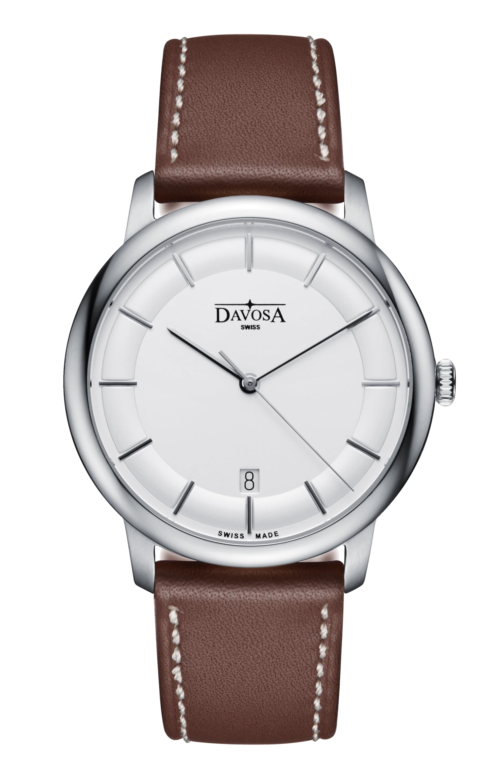 

[Davosa] Часы 3 Hand Date Amaranto Swiss Made 162.480.15 мужские коричневые