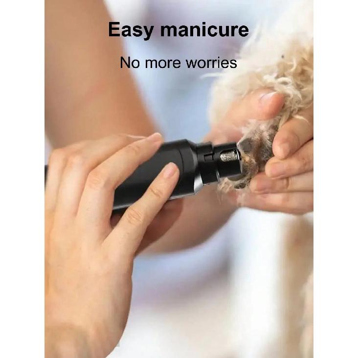 New Automatic Pet Nail Grinder Electric Paw Trimmer, High Power Small Dog Cat Nail Clipper, Humanized Design, Easy To Operate, Portable, Elegant