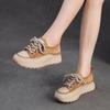 Jayzhou 2025 Retro Mori Round Toe Women's Platform Board Shoes - Autumn/Winter Casual Comfort