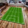 Soccer Football Field Non-Slip Carpet for Living Room Kids Bedroom Green Room Decor Rug Floor Mat Doormat Gift
