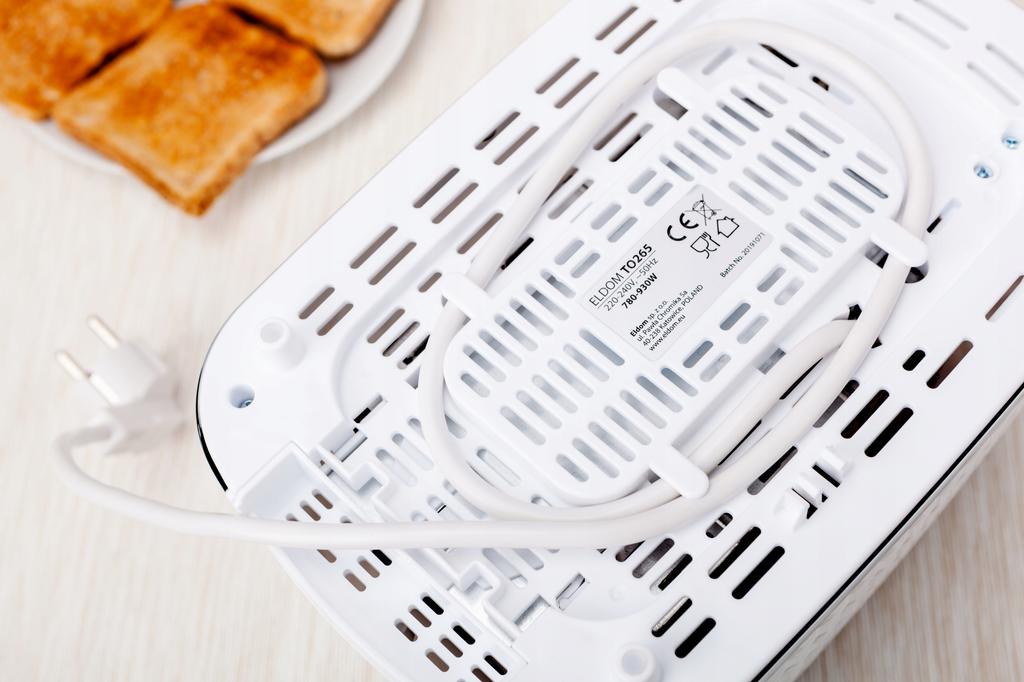 Toaster Sandwich Maker 930W ELDOM TO26 WHITE NELE