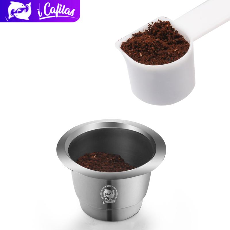 i Cafilas [S1SE] 5PCS Spoon Good Coffee Scoop Food Grade PP Clean Strong Packed In A Plastic Bag for Coffee Powder Capsule