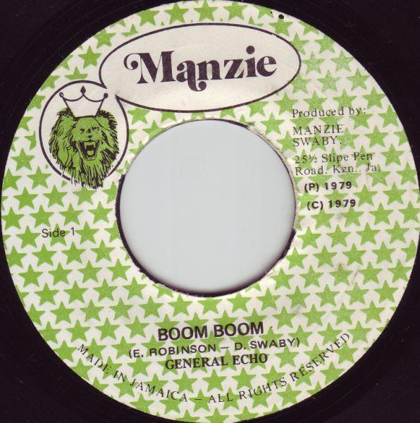 

7inch Record GENERAL ECHO - Boom Boom NONE Manzie 1979 Jamaica Reggae, Ska & Dub Used