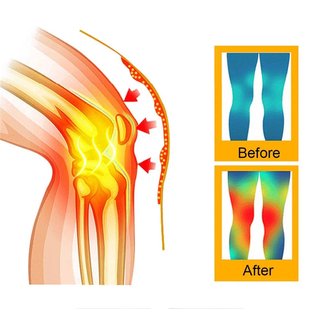 Mugwort Knee Pads Self-Heating Warm Sports Leg Protection Autumn And Winter Protective Gear Against Cold Running Knee Pads