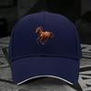 Berretto da Baseball Cavallo al Galoppo Unisex Poliestere Casual Regolabile Cappello Sportivo da Esterno
