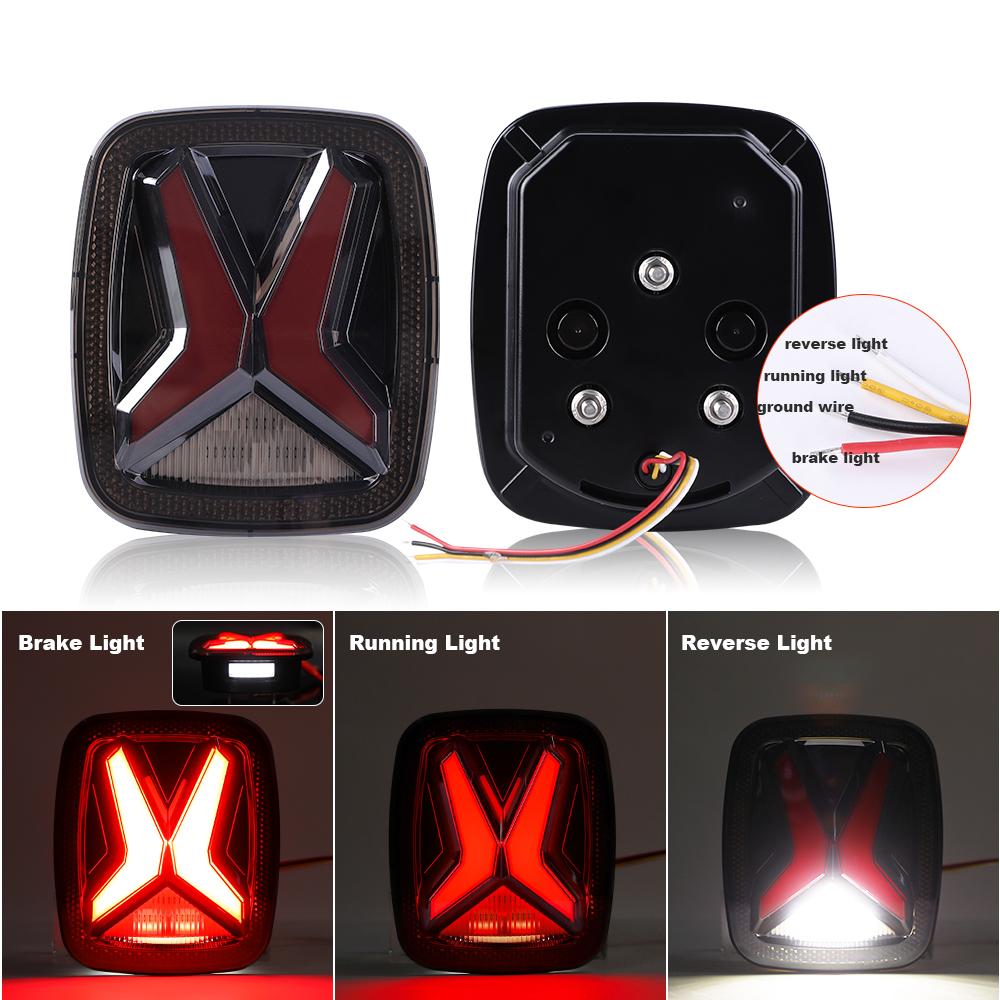 Loyo Neueste 12V Rückleuchten LED Rücklicht Bremslicht für Jeep Wrangler TJ TJ CJ YJ
