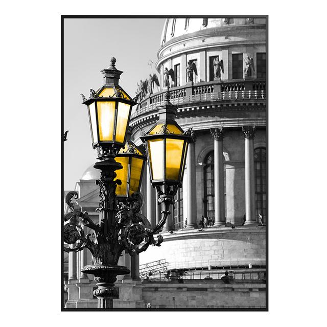 Modern Building Landscape Wall Art Pictures Canvas Painting Paris Eiffel Tower Poster For Living Room Wall Decorative Home Decor