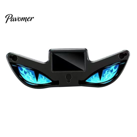 LED Devil Eye Car Decor Solar Eyes Light for Windshield, Magnetic Installation Window Warning Sign with Three Enthusiast Lighting Gear Smart