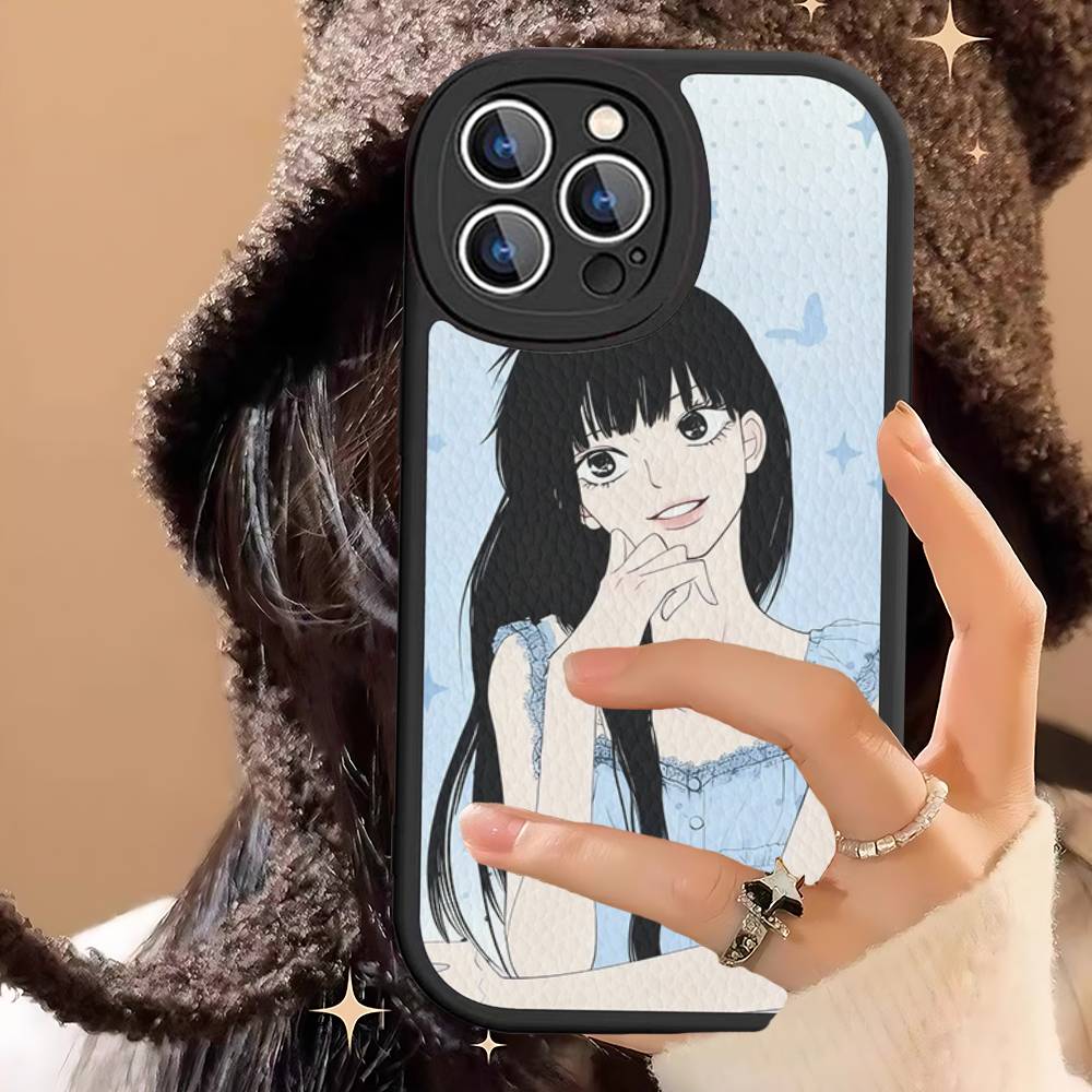 K-Kimi Ni T-Todoke For IPhone 16 15 14 13 12 11 Pro Max Plus Leather Phone Case