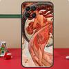 Alphonse Mucha Kunst Hülle Für Honor Magic 7 Lite 6 8 Pro Honor 400 200 70 90 X8c X8b X9a X9b X9c X9d Win RT Hülle