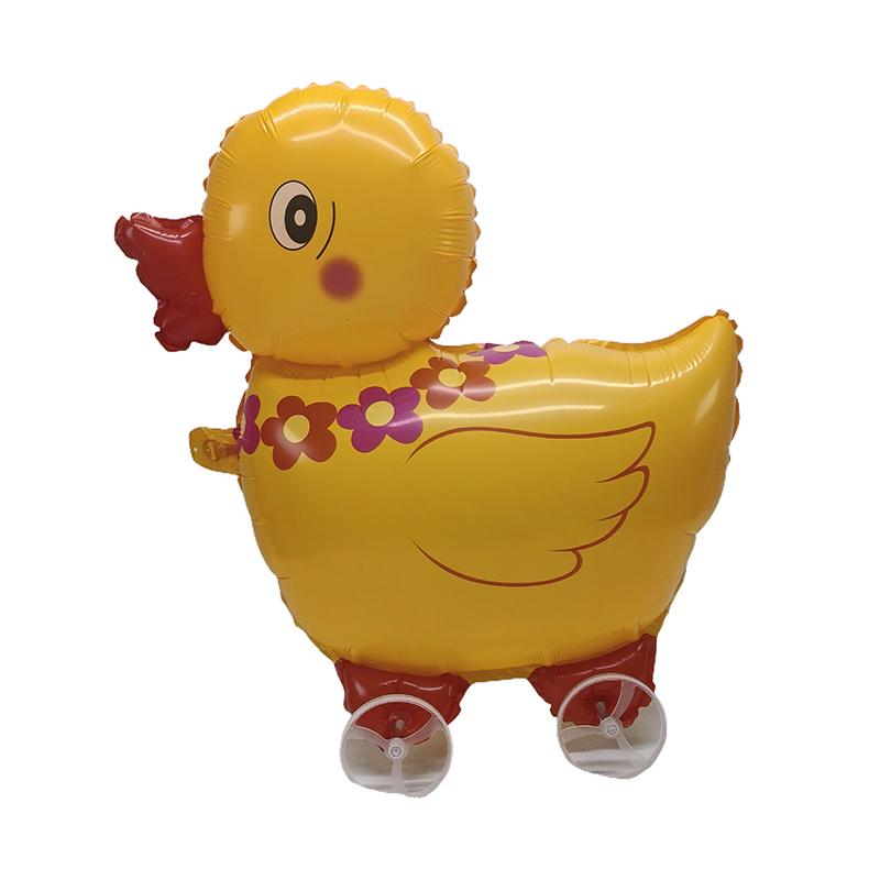 Baloane Folie Desene Animate 4D Elefant Balon Stativ Mers cu Roată Pentru Decor Petrecere Aniversare Copii Baby Shower