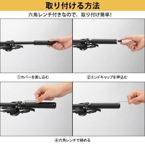 ROCKBROS Bicycle Grip Cross Bike Handle Grip Anti-Slip with Aluminum Lock Ring Mountain Bike Folding Bicycle Mini Velo Universal Left and Right Set In