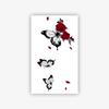 Red Rose Black Butterfly Tattoo Sticker Sweet Cool Waterproof Long-Lasting Shoulder Neck Clavicle Delicate Pattern Sticker