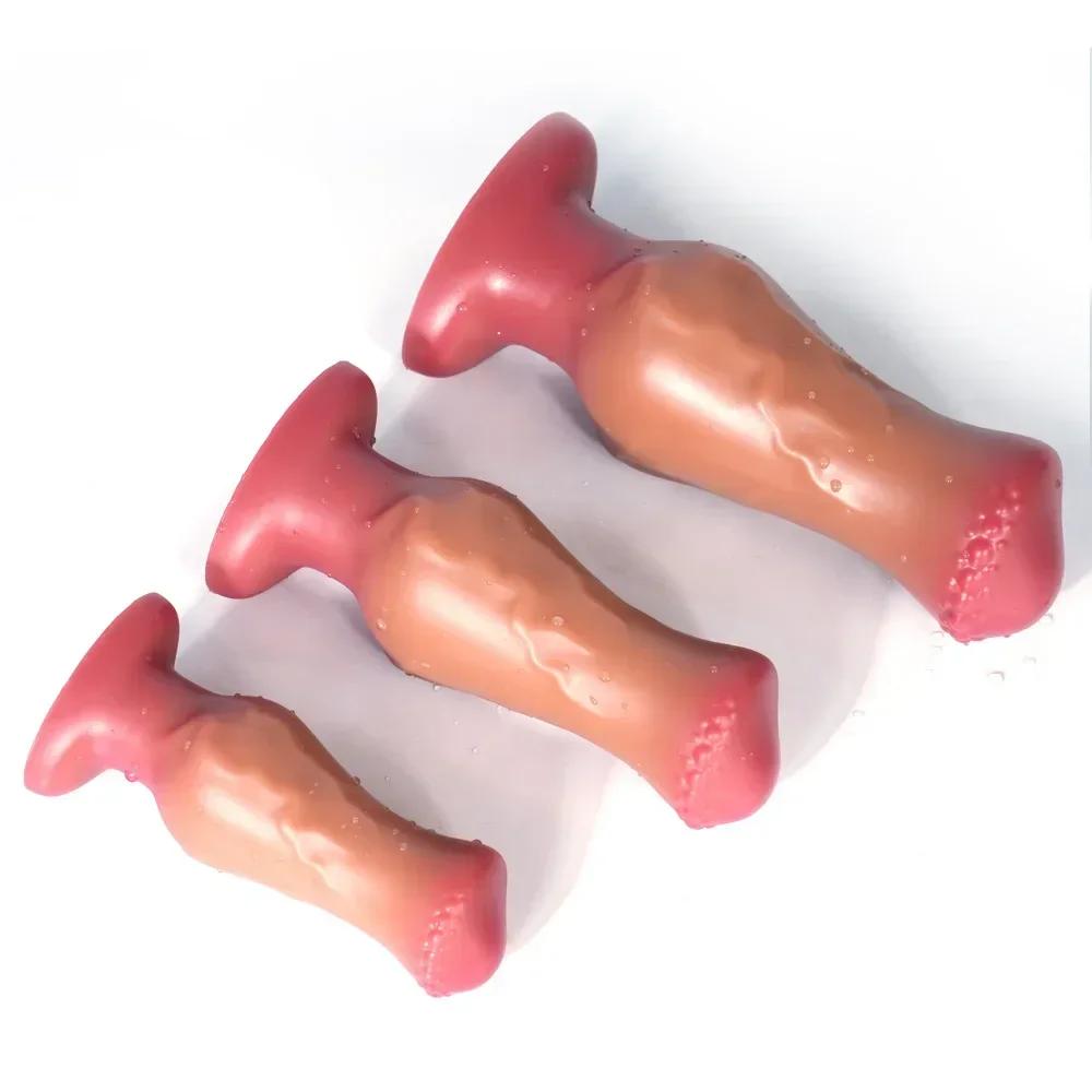 Anal Plug Horse Anal Dildos For Women Men Silicone Butt Plug Wearable Anal Dilatation Prostate Massage Gay 18+ Sex Toys