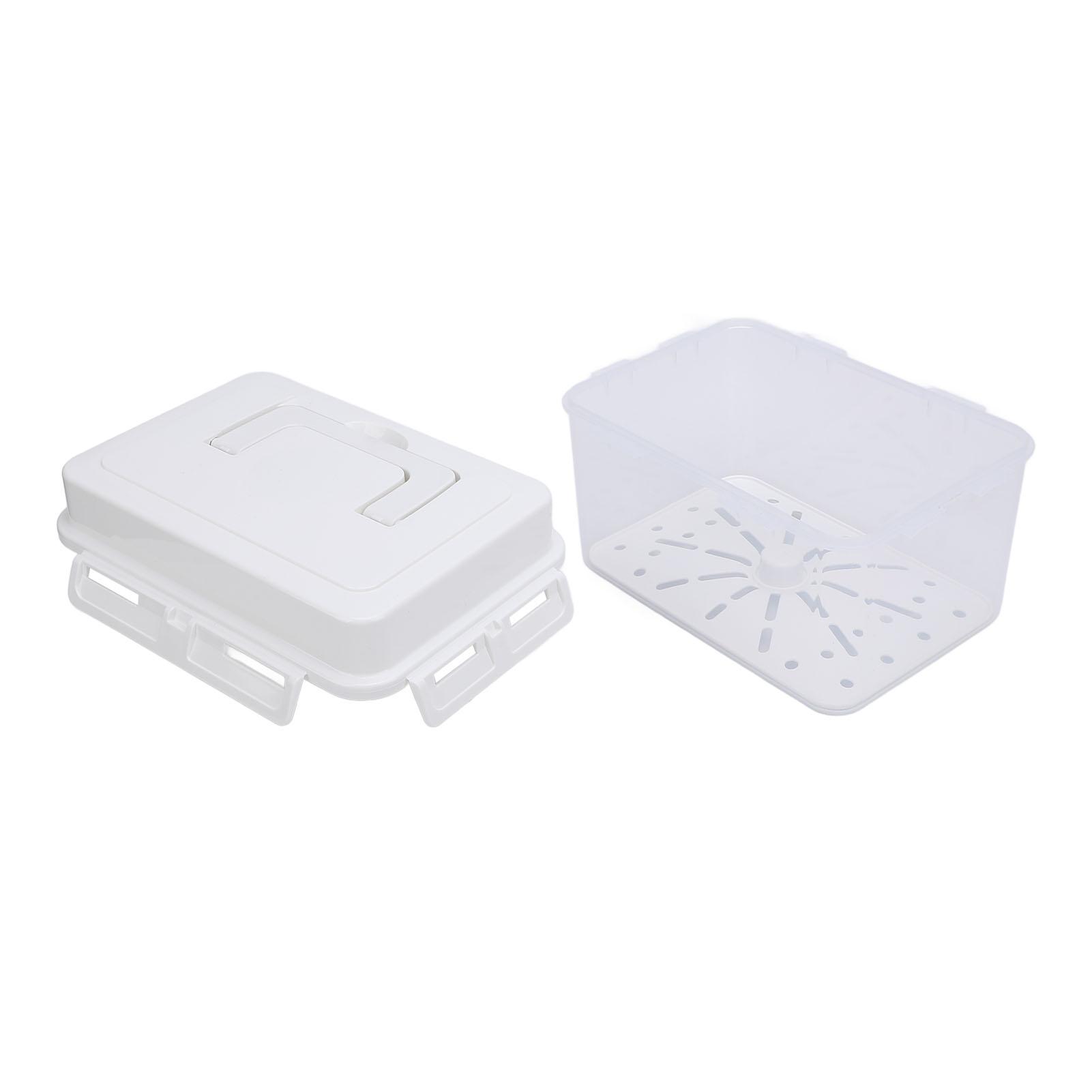 

Контейнер для ферментации кимчи Большой вместимости Хорошая герметичность Прямоугольный Ящик для ферментации кимчи 5 л L