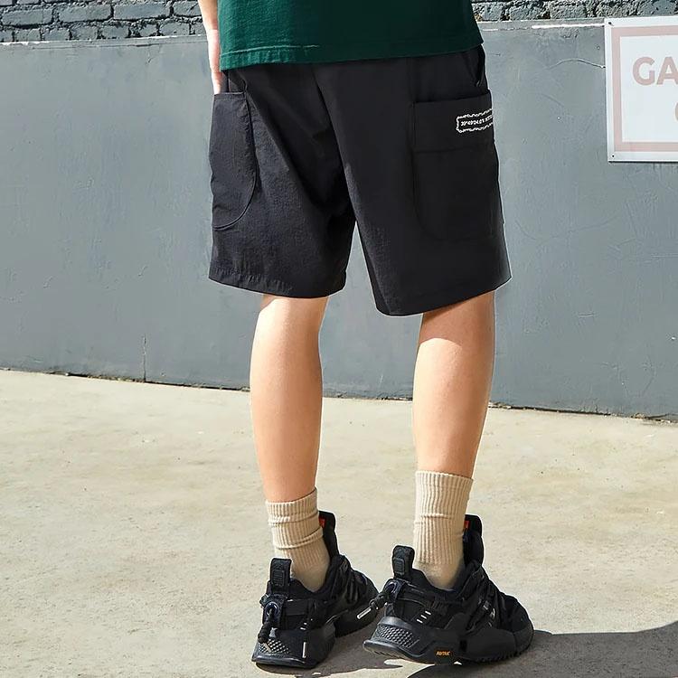 Li-Ning BadFive Graphic Shorts 'Black' Men's AKSS601-1