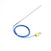 LUJINXUN Type K Armoured Thermocouple Sensor Bendable Probe Wire Dia.4mm/5mm/6mm 100/200/300/500mm Range 0-1100 Degree