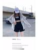 Women's Super High Waist Double Button Cuffed Denim Shorts - 2022 Spring/Summer, Slimming A-line Hot Pants, Trendy Style.