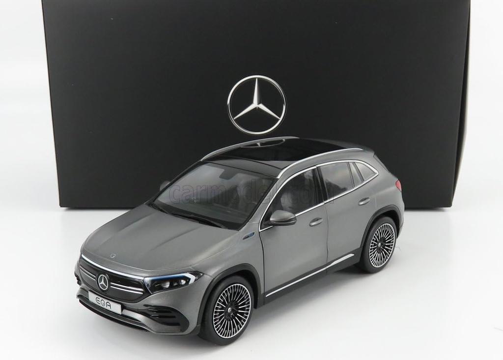 NZG EQA 2021 Scale Diecast Model Car Mercedes-Benz (H243) (Gray) 1/18