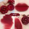 Creative Rose-Shaped Matte Lipstick, Velvet Mousse Lip Clay Long-Lasting Lightweight Matte Makeup Effect for All Skin Types