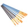 30Pcs Painting Brushes Set Art Round Flat Hair Nylon Hair Paint Brush Pen For Oil Acrylic Watercolor School Art Supplies