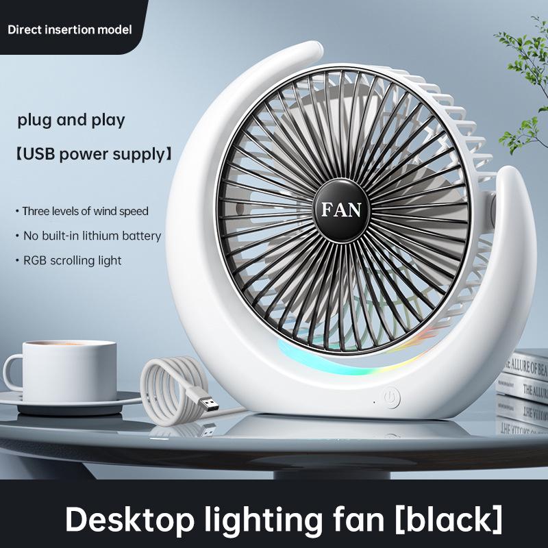 

Portable USB Rechargeable Desk and Camping Fan 23.9*6*24.3 cm
