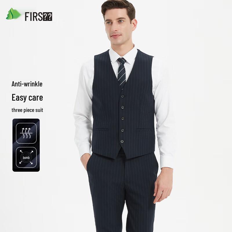 Men's Slim Fit 3-Piece Business Suit