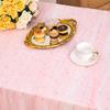 3D Pearl Beaded Mesh Wedding Dress Table Runner