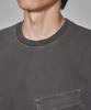 MANIAMASS Garment Dyed Cut-Out Detail Short Sleeve T-Shirt (Tomi B)