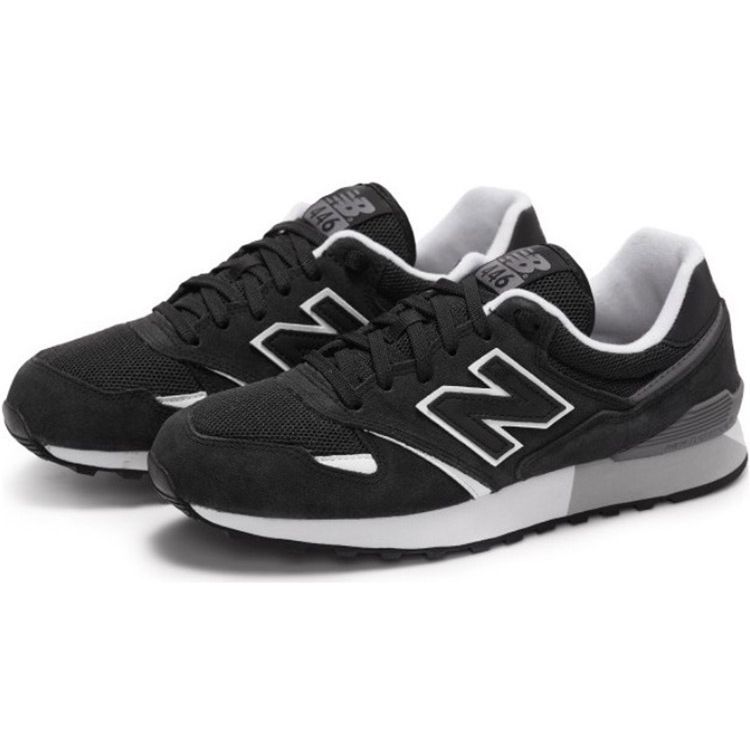 New Balance Nb 446 Klasyczne Siateczkowe Amortyzujące Niskie Buty do Biegania Maratonki Unisex Czarne U446CBW