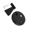 Adjustable Bracket Wall Mounted Microphone Support Fixed Base Punching Holes Universal Microphone and Light Holder