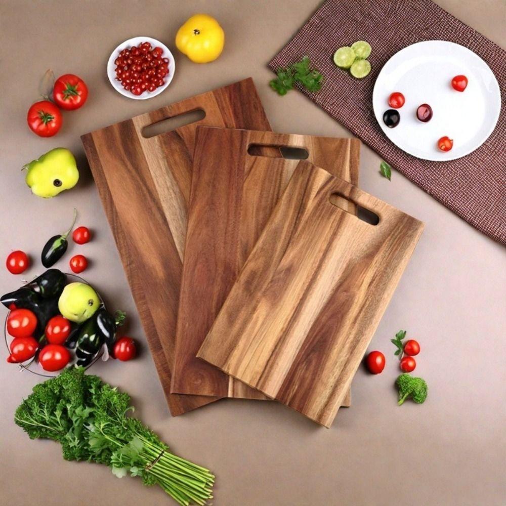 Rectangle Cutting Boards Natural Color Chopping Block Kitchen Chopping Board Outdoor Picnic